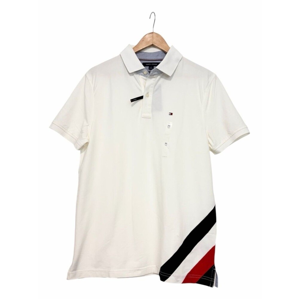 NEW Tommy Hilfiger Men's Custom-Fit TH Flex Stretch Eric Polo Size Medium